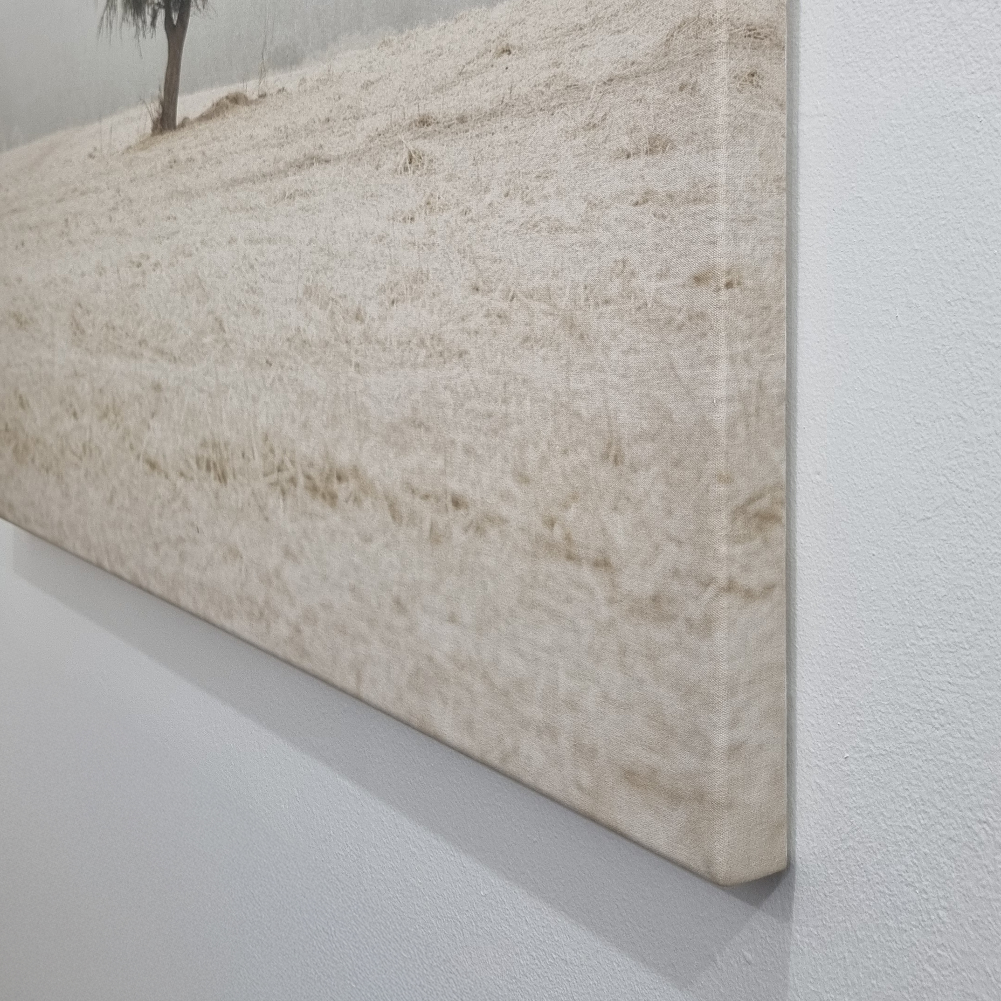 tela + bastidor detalle